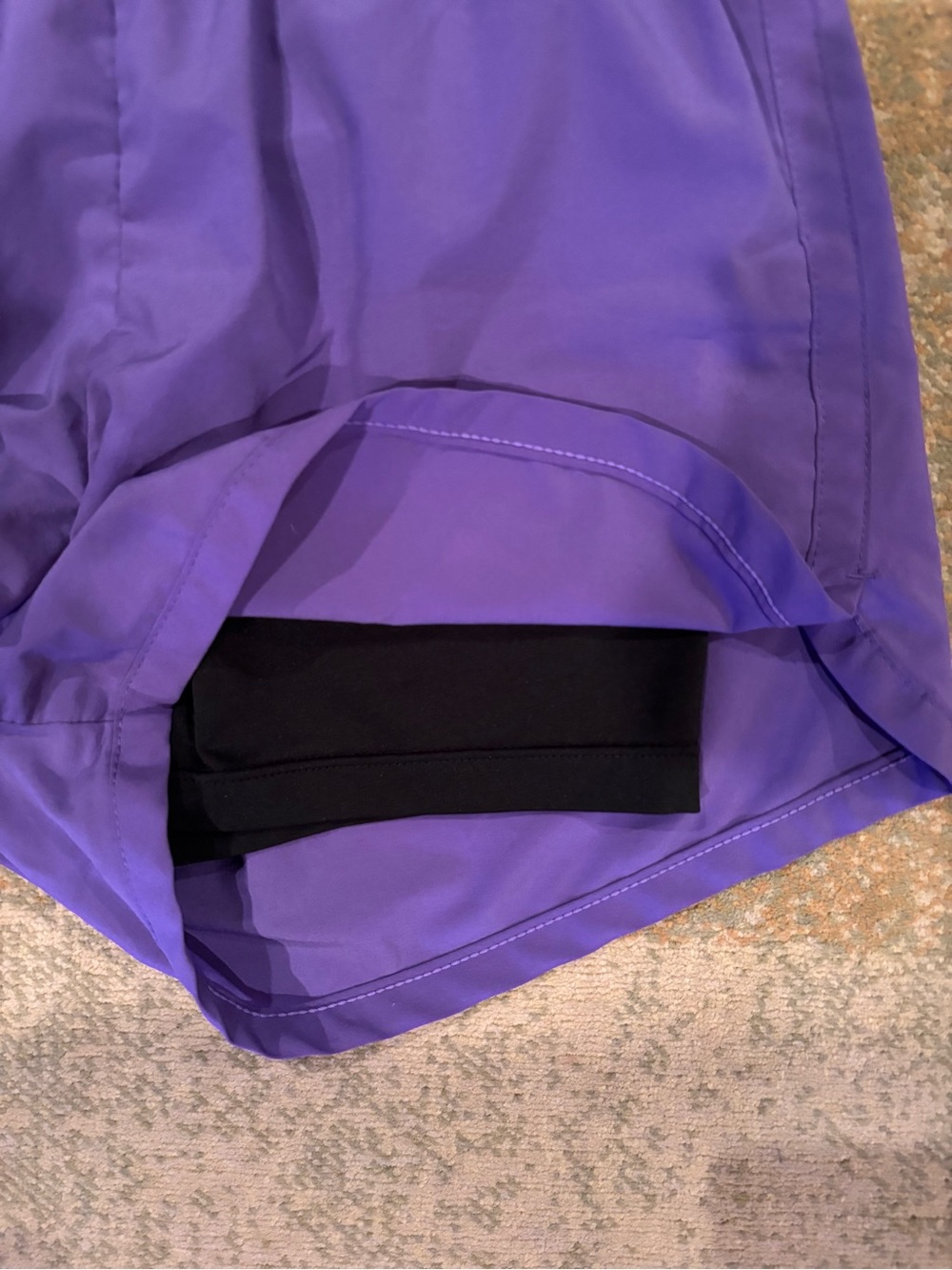 Nike Dri-FIT Purple Running Shorts Women’s Small Built-In Short Liner - Picture 5 of 11
